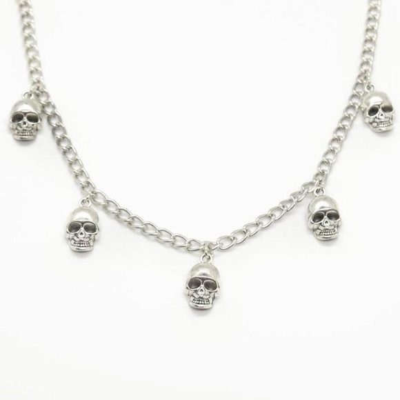 Skull Charm Necklace - Picture 1 of 4